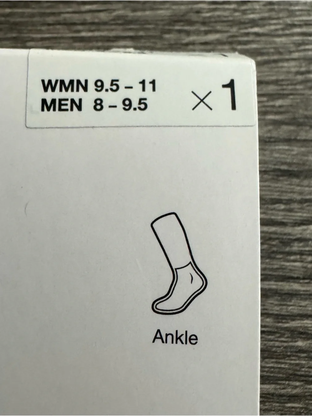 Nike Spark Running Ankle Socks Cushioned Black Sz M Men’s 8-9.5 Women’s 9.5-11